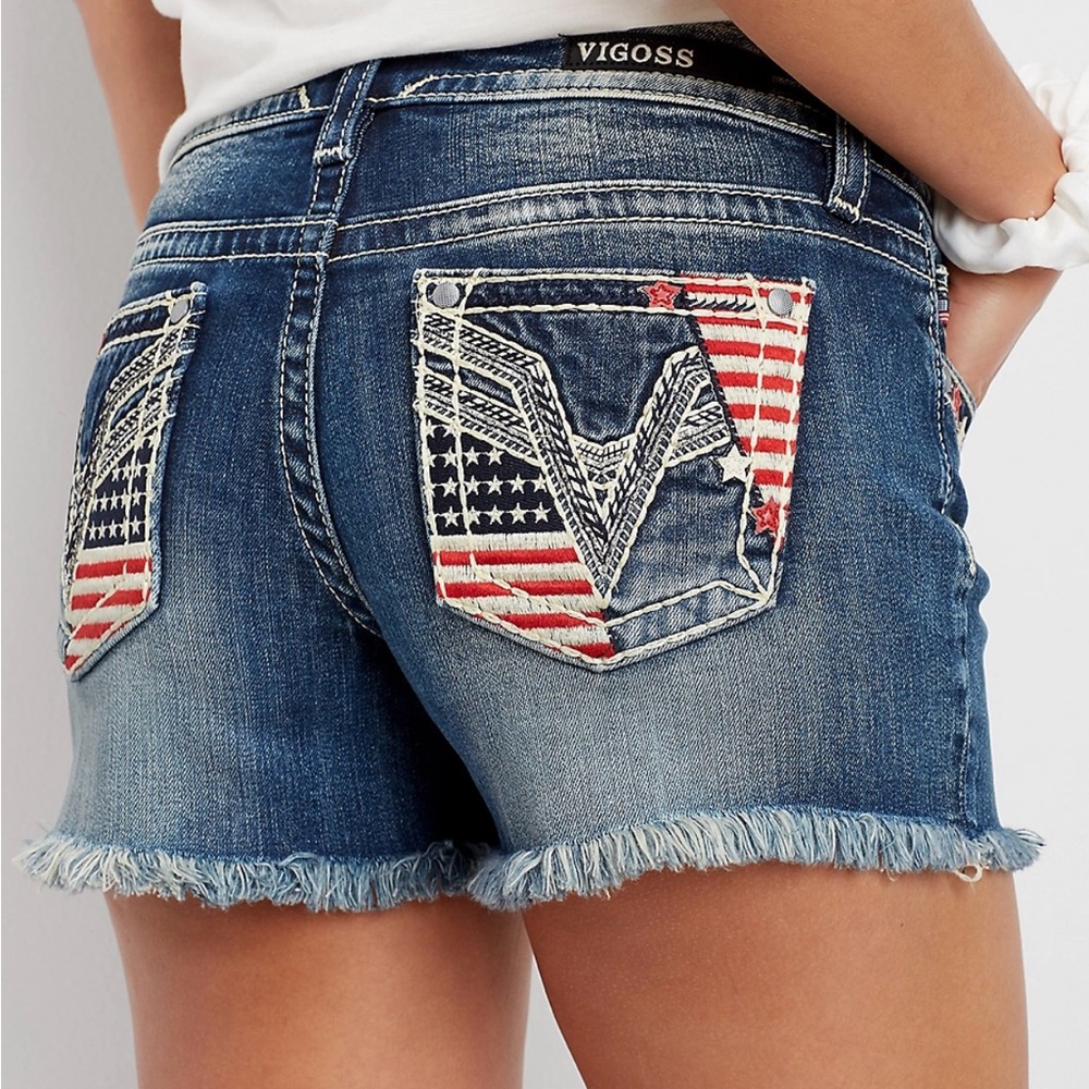 Vigoss Heritage Americana Fit Flag Shorts Size 14. Never worn.